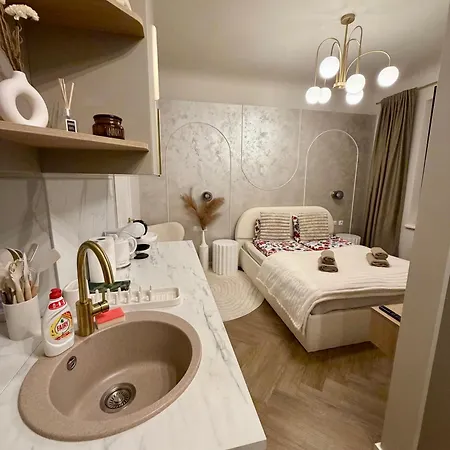 Apartment Elegant White In Centre With Parking Riga