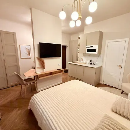 Elegant White In Centre With Parking *